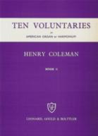 Coleman Ten Voluntaries 2 (american Organ) Sheet Music Songbook