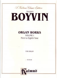 Boyvin Organ Works Vol 1 Sheet Music Songbook