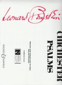 Bernstein Chichester Psalms Organ Score Sheet Music Songbook
