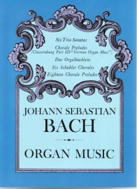 Bach Organ Music Sheet Music Songbook
