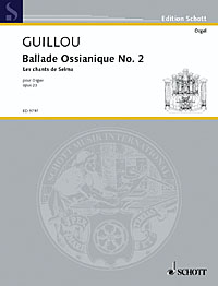 Gillou Ballade Ossianique No 2 Les Chants De Selma Sheet Music Songbook