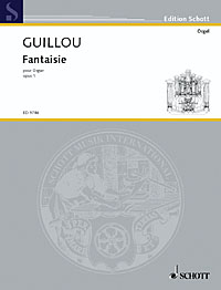 Gillou Fantaisie Op1 Organ Sheet Music Songbook