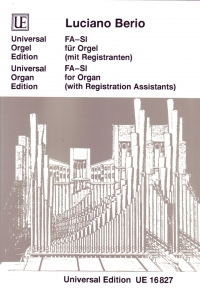Berio Fa-si Organ Sheet Music Songbook