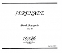 Bourgeois Serenade Op22 Organ Solo Sheet Music Songbook
