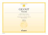 Gigout Toccata For Organ Sheet Music Songbook