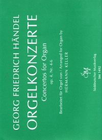 Handel Concerto For Organ Op 4 Book 2 Nos 4 - 6 Sheet Music Songbook