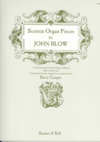 Blow 16 Pieces For Organ Cooper Sheet Music Songbook