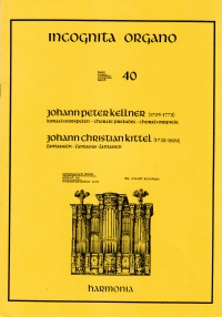 Incognita Organo Vol 40 Chorale Preludes & Fantasi Sheet Music Songbook