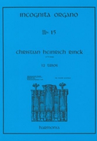 Incognita Organo Vol 15 12 Trios Sheet Music Songbook