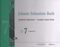 Bach Complete Organ Works Vol 7 + Cd Sheet Music Songbook