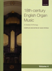 18th Century English Organ Music Vol 4 Patrick Sheet Music Songbook