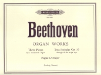 Beethoven Organ Works Organ Sheet Music Songbook