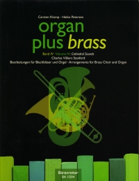 Organ Plus Brass Vol Iv Organ Score + Wind Score Sheet Music Songbook