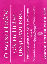 Buxtehude Complete Organ Works Vol 2 Sheet Music Songbook