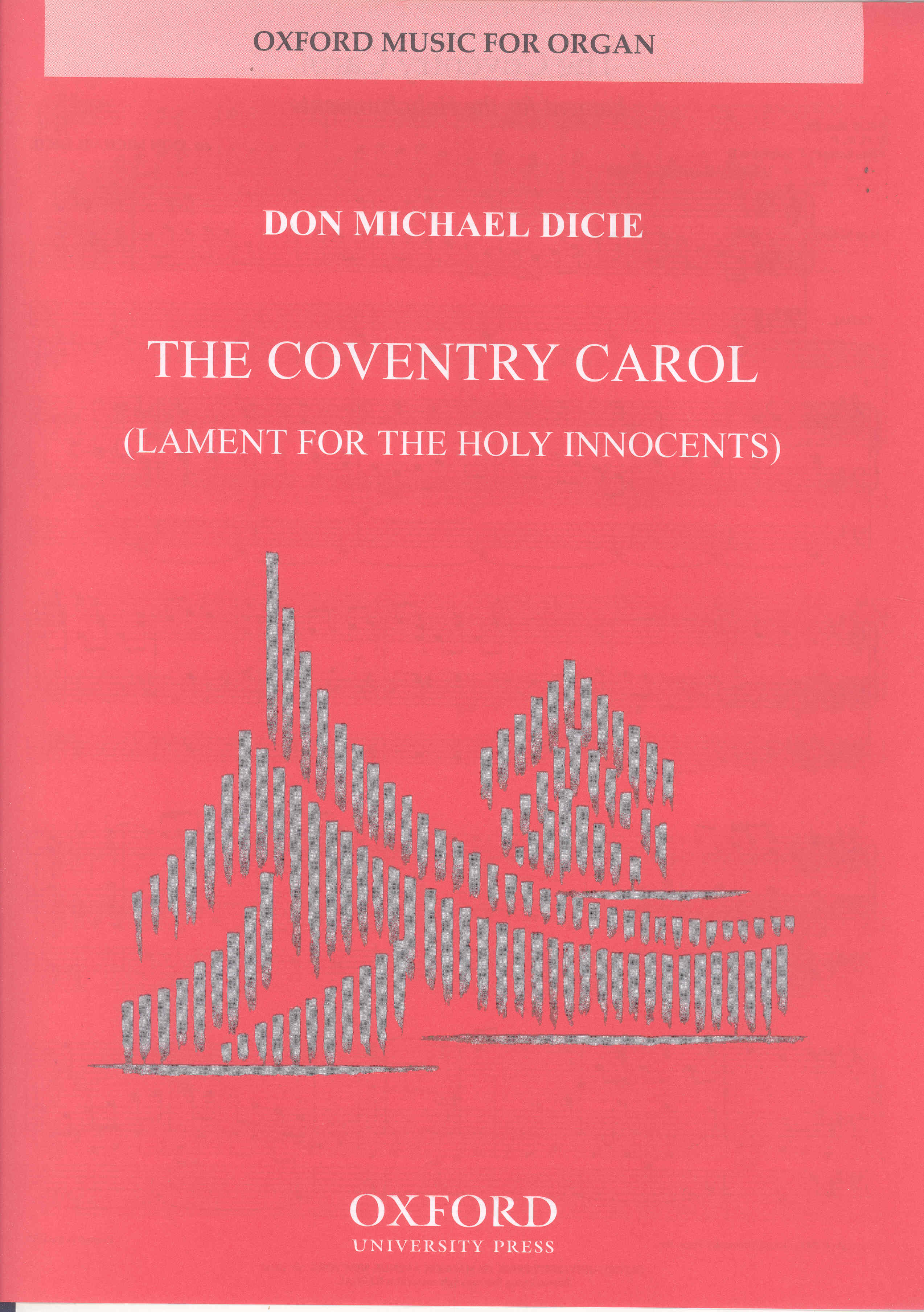 Dicie The Coventry Carol Organ Sheet Music Songbook