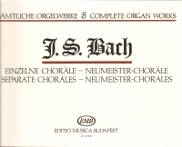 Bach Complete Organ Works Vol 8 Separate Chorales Sheet Music Songbook