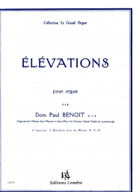 Benoit 6 Elevations Organ Sheet Music Songbook