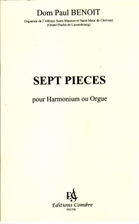 Benoit 7 Pieces Organ Sheet Music Songbook
