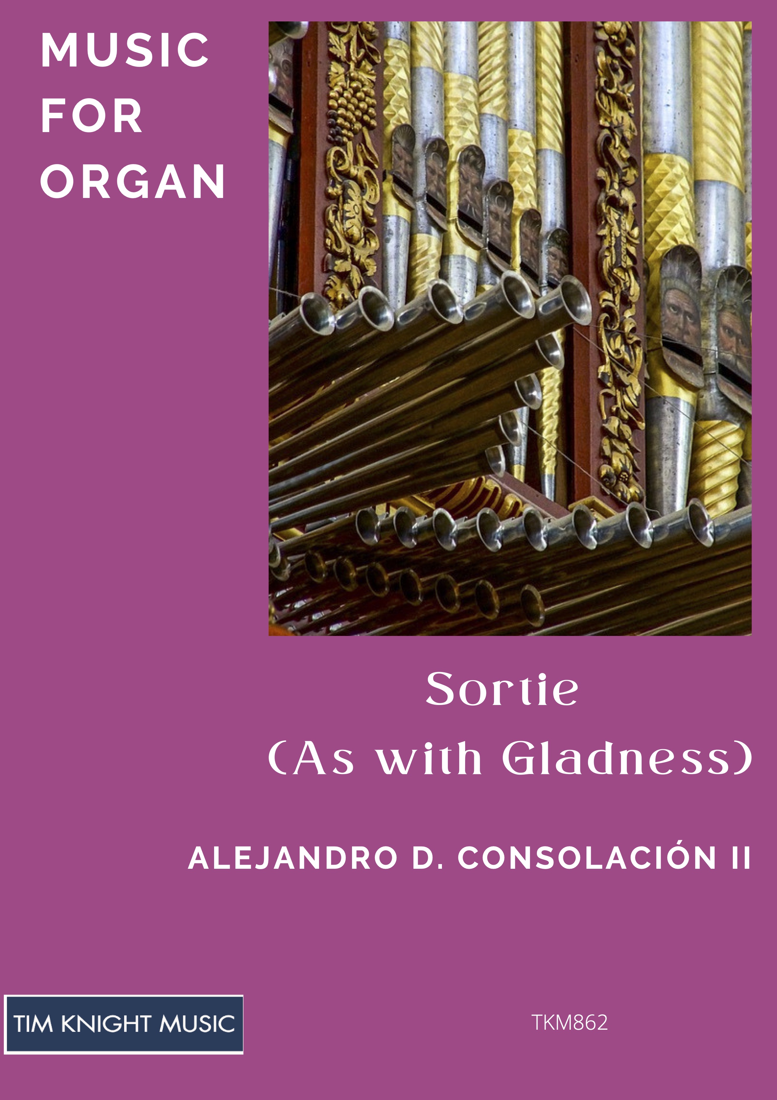 Consolacion Ii Sortie (as With Gladness) For Organ Sheet Music Songbook