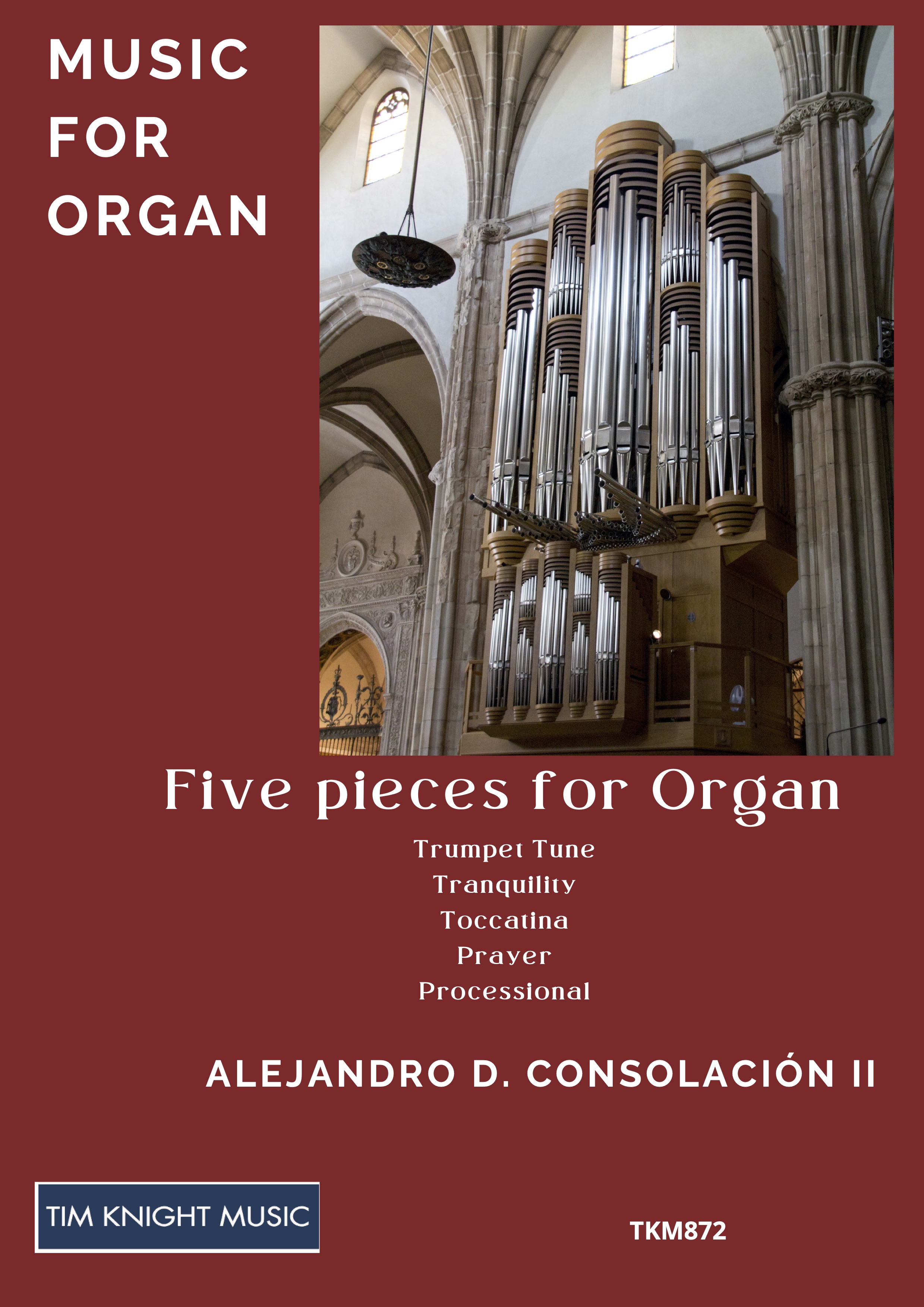 Consolacion Ii Five Pieces For Organ Sheet Music Songbook