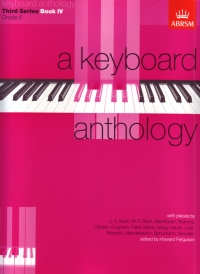 Keyboard Anthology 3rd Series Book 4 Grade 6 Sheet Music Songbook