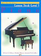 Alfred Basic Piano Lesson Book Level 5 Sheet Music Songbook