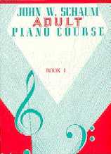 Schaum Adult Piano Course Book 1 Sheet Music Songbook