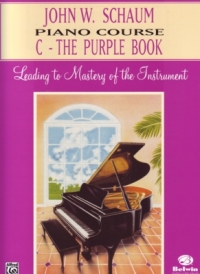 Schaum Piano Course C Purple Sheet Music Songbook