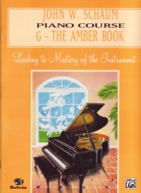 Schaum Piano Course G Amber Sheet Music Songbook