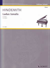 Hindemith Ludus Tonalis Piano Sheet Music Songbook