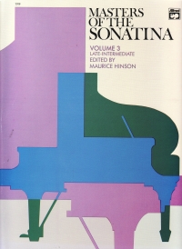 Masters Of The Sonatina Book 3 Piano Sheet Music Songbook