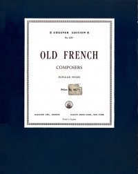 Old French Composers Piano Sheet Music Songbook