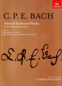 Bach Cpe Selected Keyboard Works Book 2 Piano Sheet Music Songbook