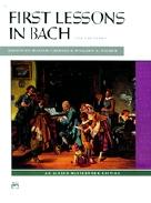 Bach First Lessons In Bach (masterwork Edt) Piano Sheet Music Songbook