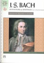 Bach Inventions & Sinfonias +cd (masterwork) Piano Sheet Music Songbook