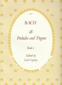 Bach Preludes & Fugues (48) Book 1 Piano Sheet Music Songbook