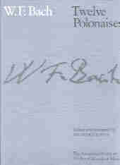 Bach Wf Polonaises (12) Piano Sheet Music Songbook