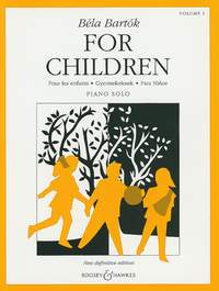 Bartok For Children Volume 1 Piano Sheet Music Songbook