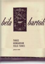 Bartok Hungarian Folk Tunes (3) Piano Sheet Music Songbook