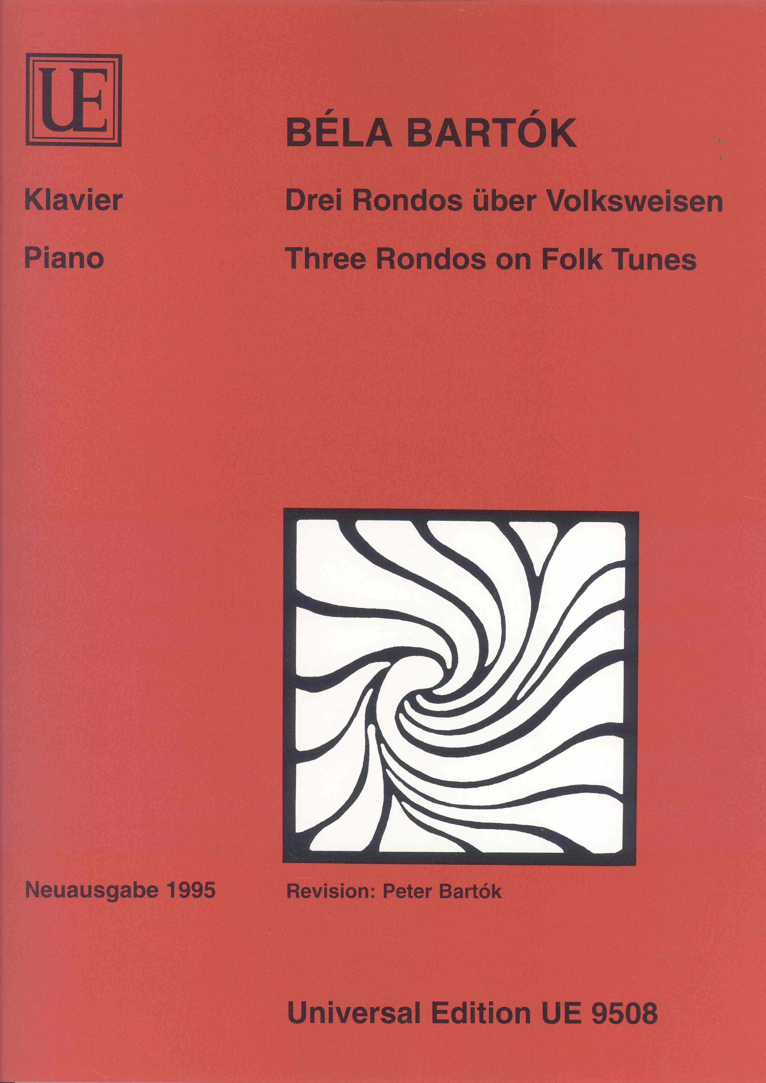 Bartok Rondos On Folk Tunes (3) Piano Sheet Music Songbook