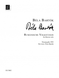 Bartok Rumanian Folk Dances Piano Sheet Music Songbook