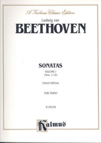 Beethoven Sonatas Vol 1 Urtext Piano Sheet Music Songbook