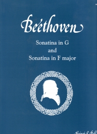 Beethoven Sonatinas (2) Anh 5/1 G & 2 F Piano Sheet Music Songbook