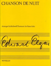 Elgar Chanson De Nuit Piano Sheet Music Songbook