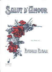 Elgar Salut Damour Op12 C Easy Piano Sheet Music Songbook