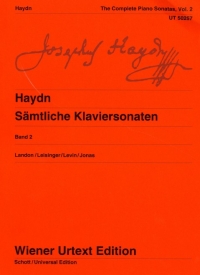 Haydn Complete Piano Sonatas 2 Landon Leisinger Sheet Music Songbook