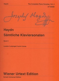 Haydn Complete Piano Sonatas 4 Landon Leisinger Sheet Music Songbook