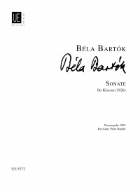 Bartok Sonata Piano Sheet Music Songbook