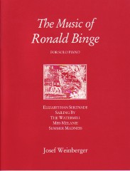 Binge Music Of Ronald Binge Inc Sailing By Piano Sheet Music Songbook