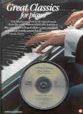 Great Classics For Piano Book & Cd Sheet Music Songbook